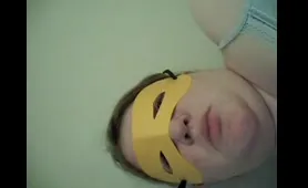 Blonde Girl Rubs Shit on Her Fingers and Eats It Off Her Bed