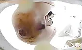 Japanese girl caught shitting