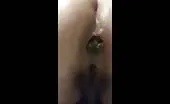 Close up shitting