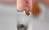 On toilet