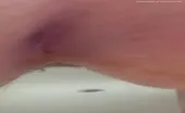 Fat wife shitting in toilet