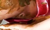 French lesbian babes love poop