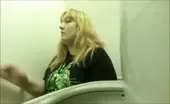 Blonde british babe shitting