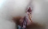 Rubbing shit on entire body