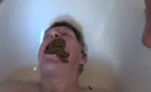Dutch mistress feeds chubby slave