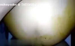Smearing shit on naked body