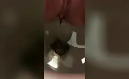 Close up of horny wife pooping