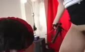 Hairy japanese teen shitting