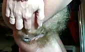 Chubby babe shitting on bedroom floor