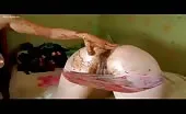 Two horny lesbian girls shit on each other