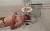 She's pooping a lot on slave's face
