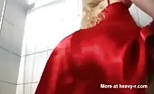 Tight dress and pooping
