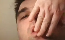 Feeding slave while he's playing video games