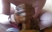 Real scat handjob