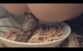 Compilation of shaved girls pooping