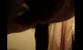 Nude Woman Squats Over Toilet and Shoots a Thick Stream of Shit