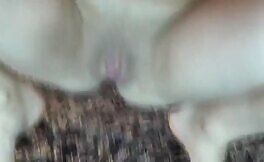 Close up of milf shitting and peeing